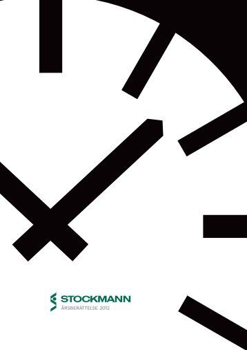Årsberättelse 2012 - Stockmann Group