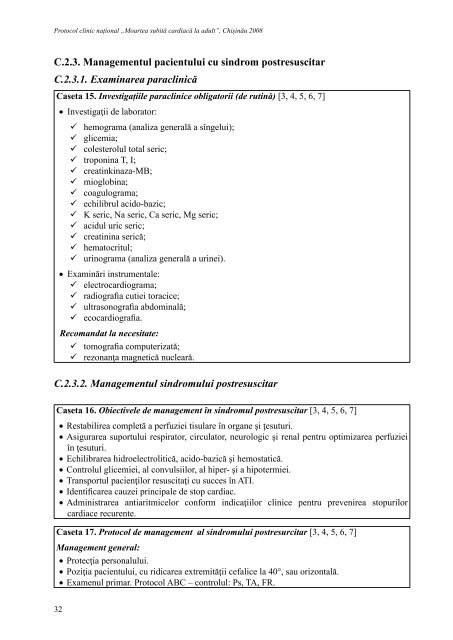 Moartea subită cardiacă - Ministerul Sănătăţii