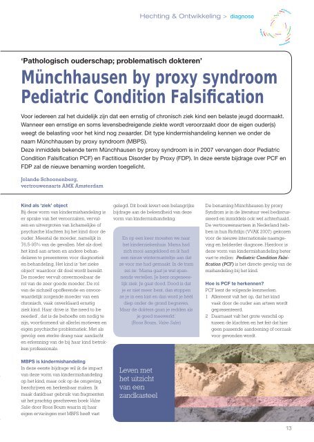 Münchhausen by proxy syndroom Pediatric Condition ... - Roos Boum