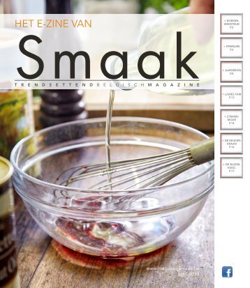 Het e-zine van - Smaak