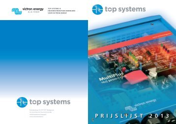 P R I J S L I J S T 2 0 1 3 - Top Systems