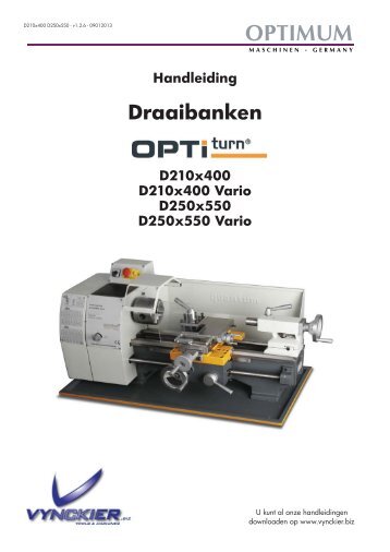 OPTIMUM - VDH Machines & Gereedschappen B.V.