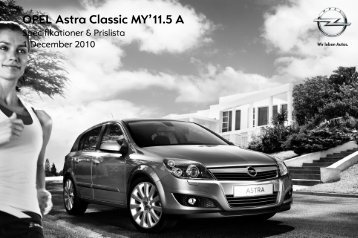 OPEL Astra Classic MY'11.5 A
