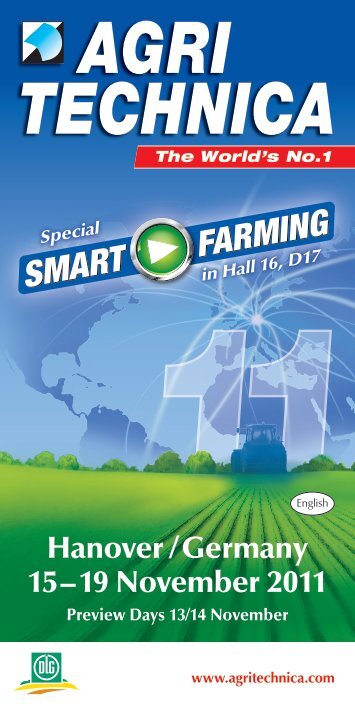 SMART FARMING SMART FARMING - Agritechnica