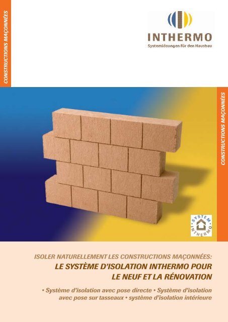 le système d'isolation inthermo pour le neuf et la rénovation