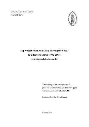Download lieve_baeten_thesis_nele_lambrechts_2007.pdf - Lotje