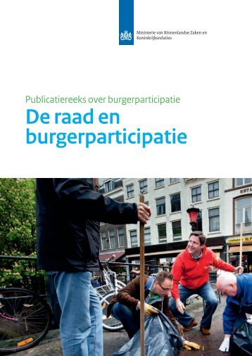 De raad en burgerparticipatie - Vereniging van Nederlandse ...