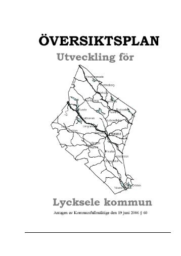 Översiktsplan - Lycksele kommun