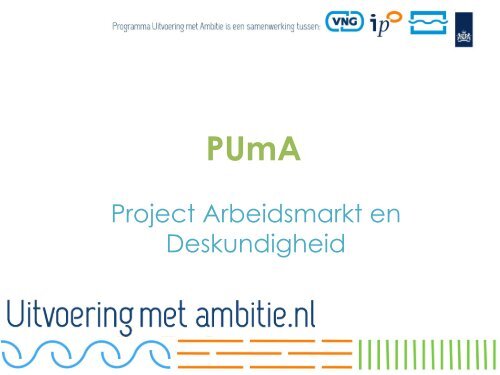 Project Arbeidsmarkt en Deskundigheid - Vereniging BWT Nederland