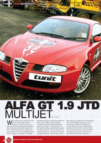 ALFA GT 1.9 JTD MULTIJETby Tunit