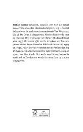 Håkan Nesser (Zweden, 1950) is een van de meest ... - selexyz