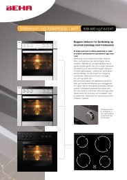 Stekeovn og koketopp i sett SUB 600 og T 613 KT - Beha