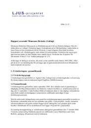 Rapport avseende Mimosans förskola i Lidingö 1 ... - LJUS på kvalitet