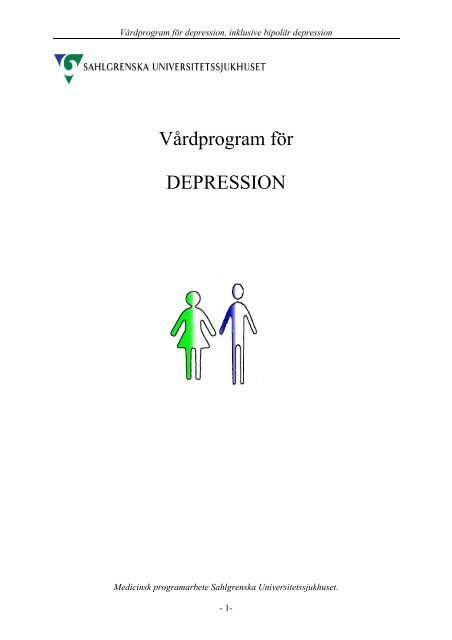 Depression - Sahlgrenska Universitetssjukhuset