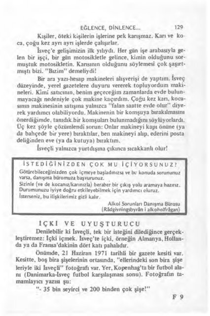 YOKSULLUKTAN VARSILLIĞA -İSVEÇ- - Abana Gazetesi