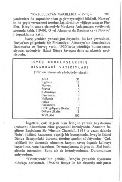 YOKSULLUKTAN VARSILLIĞA -İSVEÇ- - Abana Gazetesi