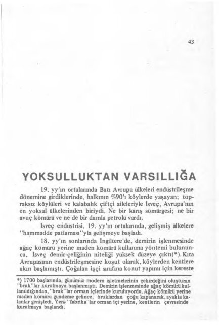 YOKSULLUKTAN VARSILLIĞA -İSVEÇ- - Abana Gazetesi