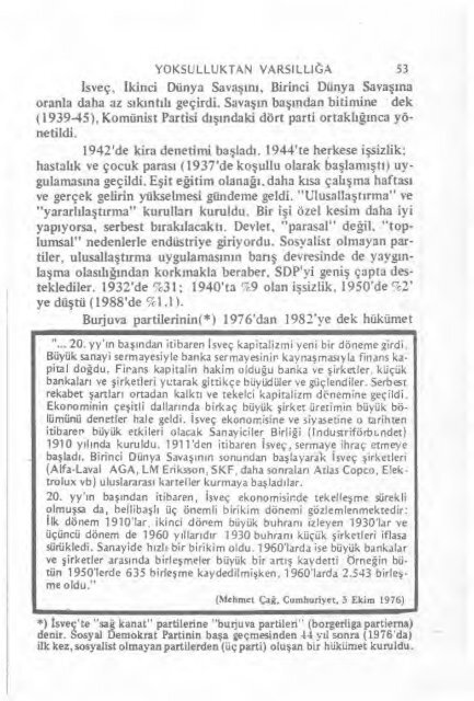 YOKSULLUKTAN VARSILLIĞA -İSVEÇ- - Abana Gazetesi