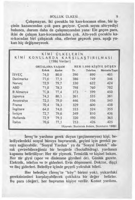 YOKSULLUKTAN VARSILLIĞA -İSVEÇ- - Abana Gazetesi