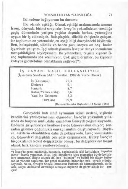 YOKSULLUKTAN VARSILLIĞA -İSVEÇ- - Abana Gazetesi