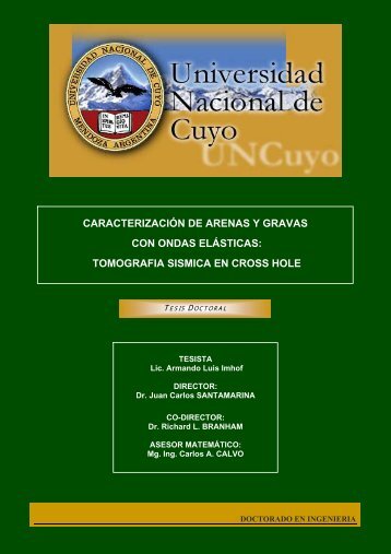 Caracterización de Arenas y Gravas con Ondas Elásticas