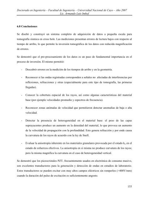 Caracterización de Arenas y Gravas con Ondas Elásticas