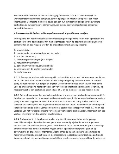 Arbeidsmediation: onevenwichtigheid in de machtsverhouding ...