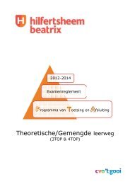 Theoretische/Gemen heoretische/Gemengde leerweg - Hilfertsheem ...