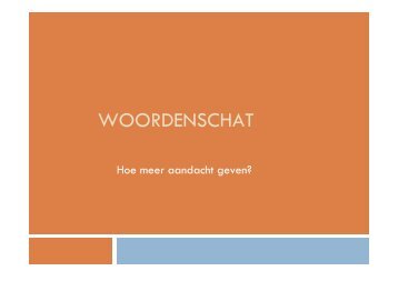 woordenschat - E.Koekebacker