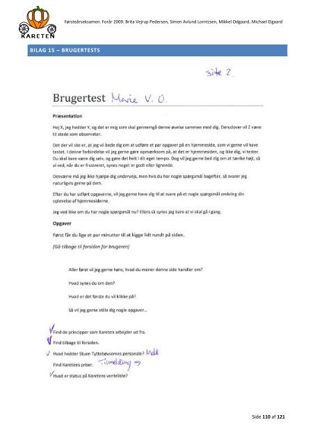 Eksamens rapport