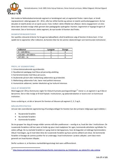 Eksamens rapport