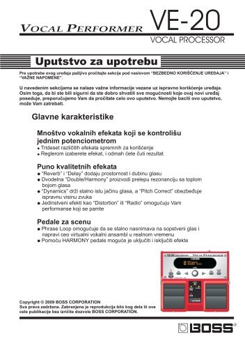 Uputstvo za upotrebu - MusicAP