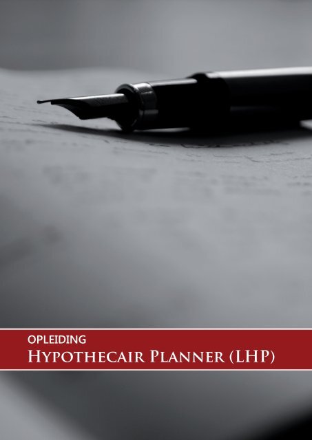 Hypothecair Planner (LHP) - Lindenhaeghe