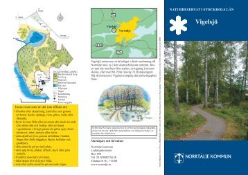 Broschyr om Vigelsjö naturreservat - Norrtälje kommun