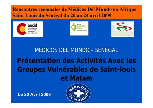 Saint Louis - Médicos del Mundo desde Senegal