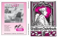 KALENDER FÜR DAS JAHR 2003 - Walliser Jahrbuch