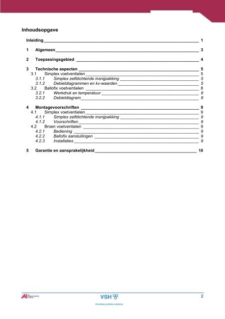 Technische Documentatie - Vsh