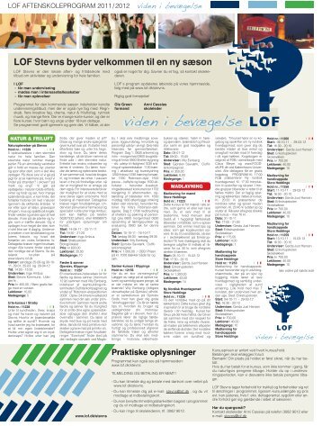 LOF Stevns byder velkommen til en ny sæson - LOF Midtjylland