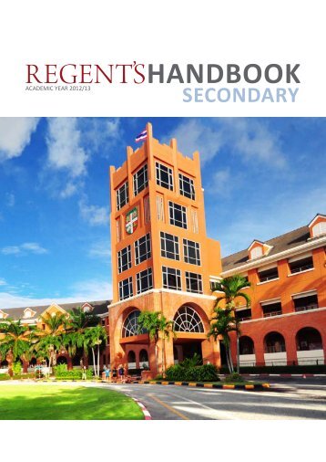 Secondary Handbook 2012/13 - Regents School