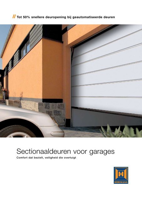 Sectionaaldeuren voor garages