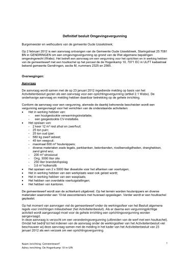 gemeentewerf definitieve vergunning.pdf - De gemeente Oude ...