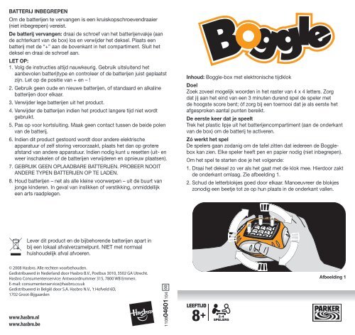 110804601104 Aa BOGGLE RE-INVENTION ... - Intertoys