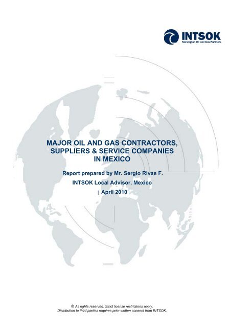 Major Oil And Gas Contractors Suppliers Service Companies