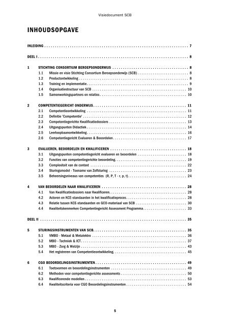 Visiedocument Evalueren, Beoordelen en Kwalificeren van ...