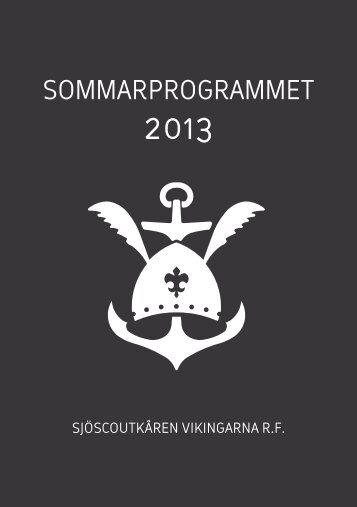 SOMMARPROGRAMMET - Sjöscoutkåren Vikingarna