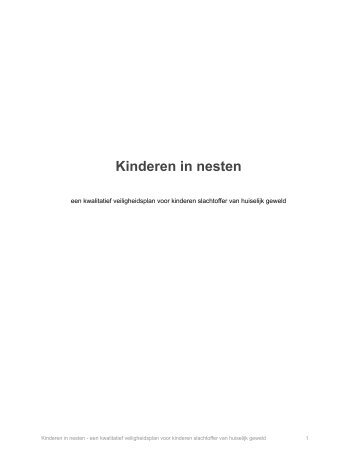 Kinderen in nesten - BZN Atlas