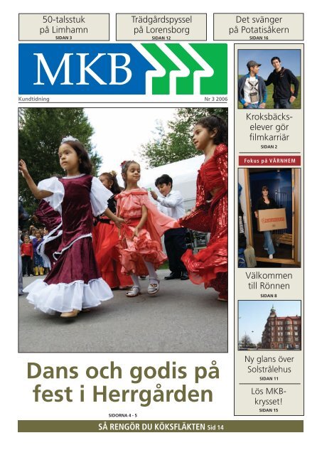 Dans och godis på fest i Herrgården - MKB Fastighets AB