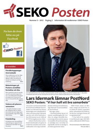 Lars Idermark lämnar PostNord - Seko