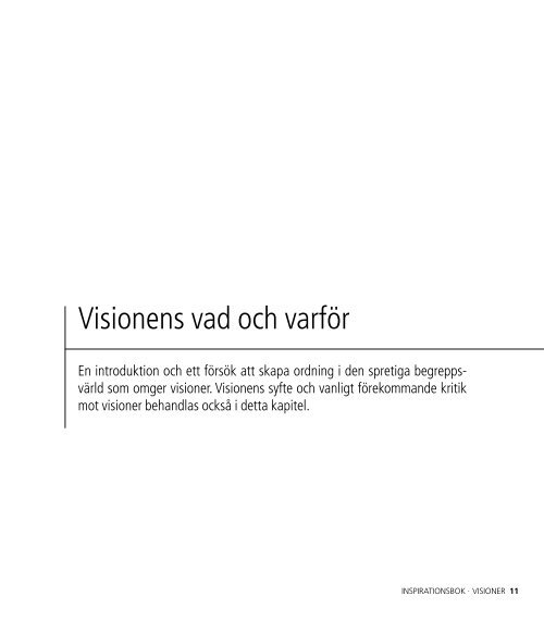 Om visionsarbete i staten - Ekonomistyrningsverket