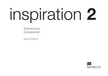 Elementary Companion - Inspiration